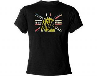 The Who: Union Jack Lion Ladies Skinny Fit T - Shirt - & Official [2 Sizes]