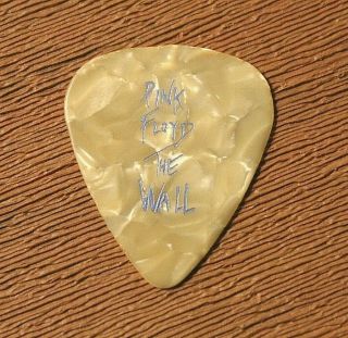 Pink Floyd // The Wall Guitar Pick // Pearloid With Blue Novelty? Tin? Vintage?
