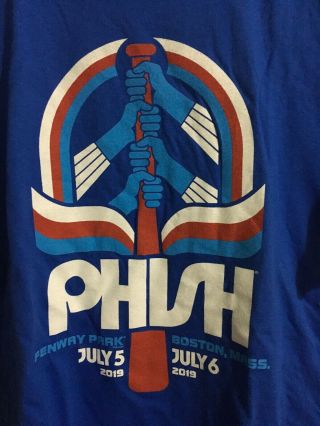 Phish Merch T - Shirt Fenway Park L Never Worn Large
