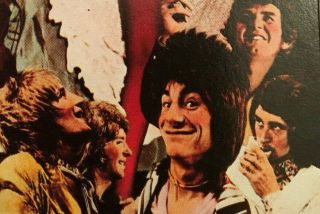 The Faces - Rod Stewart - Ohh La La Promo Postcard 1973