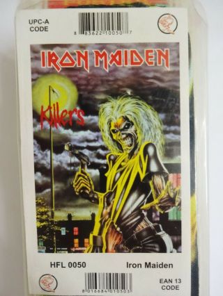 Iron Maiden “killers” Official Textile Flag Poster 110 X 75 Cm Nwobhm