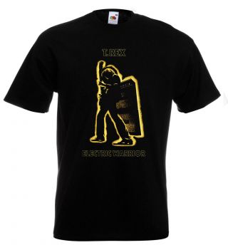 T Rex Marc Bolan T Shirt Electric Warrior Tyrannosaurus Rex Mickey Finn