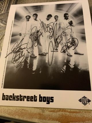 Backstreet Boys 8x10 Autographed Photo Please Read