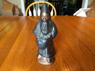Beaumont Brothers Pottery (bbp) 1994 Salt Glazed Santa Claus 7 1/2 " Made In Usa