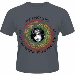 Pink Floyd - Live At The Roundhouse 1967 Mens Cotton T - Shirt - & Official