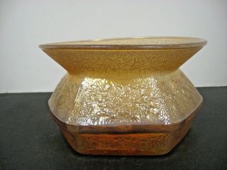 Vintage Marigold Carnival Glass Spittoon Soda Gold Spittoon Cuspidor