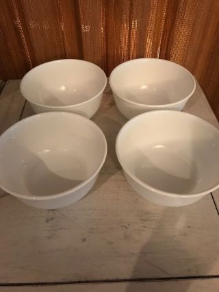 Corelle Winter Frost White Corning Ware 28 Oz Cereal Soup Bowls Set Of 4