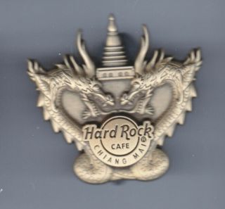 Hard Rock Cafe Pin: Chiang Mai 3d Dragons Le200