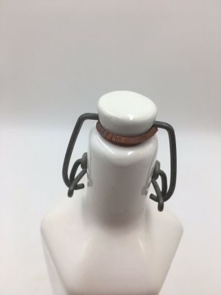 Vintage stoneware French ' Huile de Olive ' olive oil bottle with swing top cap 3