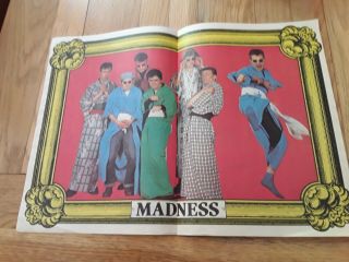 VINTAGE 1981 ISSUE 2 MADNESS M.  I.  S NUTTY BOYS COMIC SKA 2 TWO TONE PIN BADGES 3