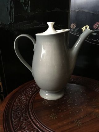 Vintage Mid Century Gray Tea/ Coffee Pot