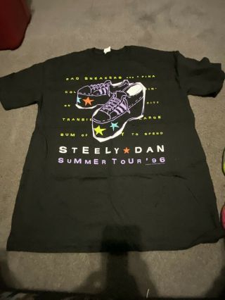 Vintage Steely Dan 1996 Concert T - Shirt Never Worn Xl
