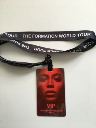 Beyoncé The Formation World Tour Vip Pass