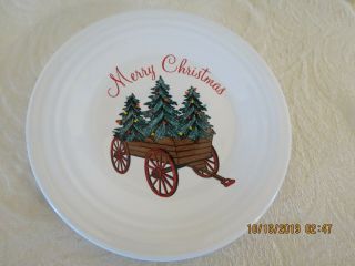 Fiesta Christmas Wagon 9 " Luncheon Plate