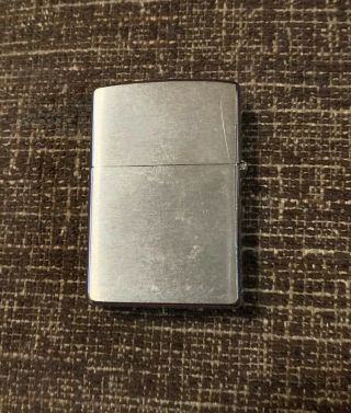 Zippo Lighter Silver Plate Etched Design 3