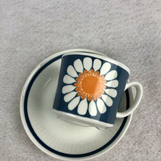 Figgjo Flint Turi Design Daisy cup and saucer Made in Norway 4
