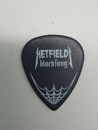 James Hetfield Metallica Guitar Pic Signature Live Stage Played Kirk Hammet