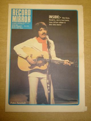 Record Mirror 418 1969 Mar 15 Peter Sarstedt Bee Gees Hendrix Jerry Lee Lewis