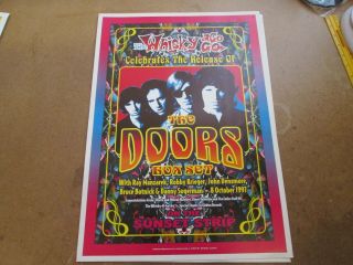 The Doors Celebrates Release Of Box Set Whiskey A Go Go Poster 1997