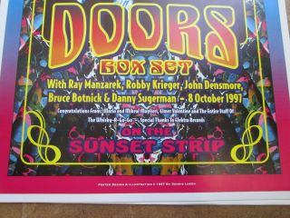 THE DOORS CELEBRATES RELEASE OF BOX SET WHISKEY A GO GO POSTER 1997 4