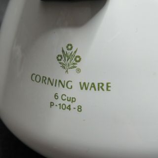 Vintage 1970s Corning Ware Spice O Life Stove Top Coffee Pot 6 - CUP & Lid P - 104 - 8 4