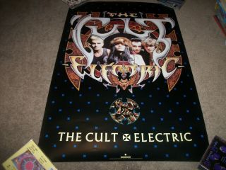 The Cult Electric Promo Poster 1987 - 23 X 35 Never Displayed