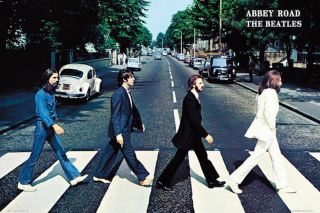 The Beatles Abbey Road Album Cover Poster 24 X 36