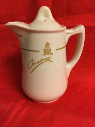 Vintage Walker China Tea/coffee Pot W/lid - Rumplemayer 