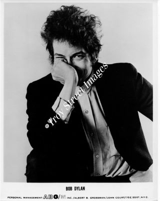 8x10 Promo Photo 2 Of Singer/songwriter/musician Bob Dylan,  1965