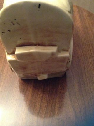 Vintage McCoy Pottery Covered Wagon Cookie Jar 1960 ' s;GUC 4