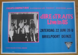 Dire Straits Concert Poster 1985