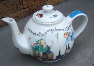 Peter Pan Four Cup 30 Oz.  English Porcelain Teapot Designed By Paul Cardew