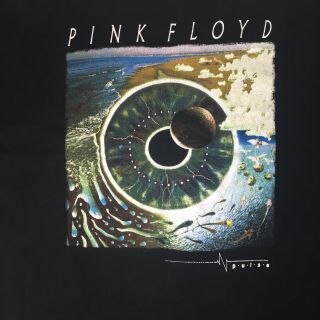 Pink Floyd Pulse Black Graphic T - Shirt Xl Concert Classic Rock Prog Gilmour