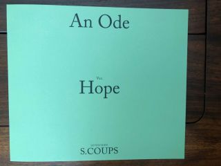 Seventeen Svt Official S.  Coups Mini Photobook An Ode Hope Ver.