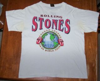 Rolling Stones Voodoo Lounge 94 - 95 World Tour Shirt Xl