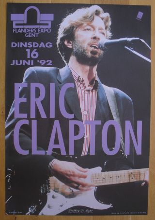Eric Clapton Concert Poster 