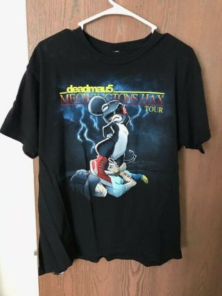 Deadmau5 Meowingtons Hax Tour T - Shirt Large