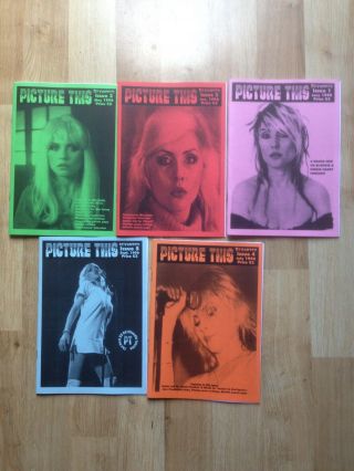 Blondie First 5 Picture This Fanzine Issues