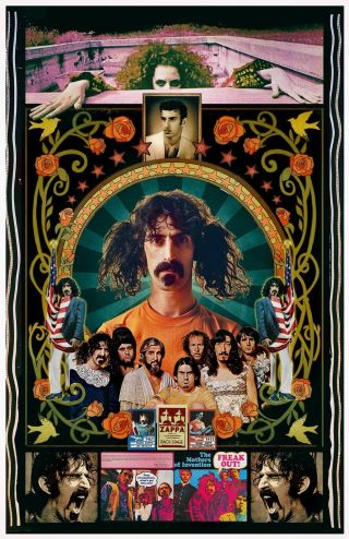 Frank Zappa Tribute Poster - - Vivid Colors (signed By Artist)