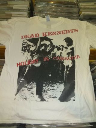 Dead Kennedys Cambodia Tour T Shirt Pre Worn Size Large