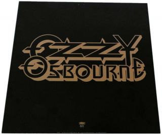 OZZY OSBOURNE NO MORE TEARS 1991 PROMO 12x12 DISPLAY FLAT 2 SIDED EPIC 2