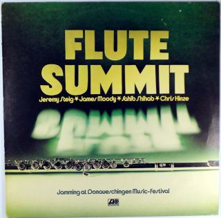 Flute Summit - Jeremy Steig James Moody Sahib Shihab Chris Hinze - Stereo Lp