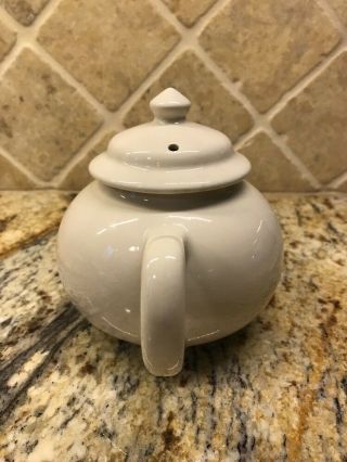Homer Laughlin Vintage Tea Pot 2.  5Cup Cream - Colored 8