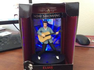 Elvis Presley Illuminated Musical Ornament Sings All Shook Up Nib Gift Xmas