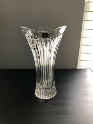 9.  5 " Mikasa Leaded Crystal Vase Made In Germany