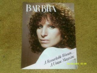Barbra Streisand Fanzine Barbra Subscription Order Form 2 - Page Flier Late 
