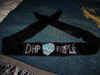 Vintage Deep Purple Perfect Strangers Lp Headband Scarf Tapestry Bandana Banner