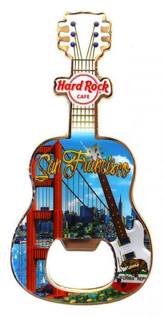 Hard Rock Cafe San Francisco V16 Magnet Bottle Opener