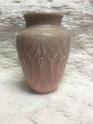 Vintage Rookwood Pottery Pink Vase Authentic Markings Visible