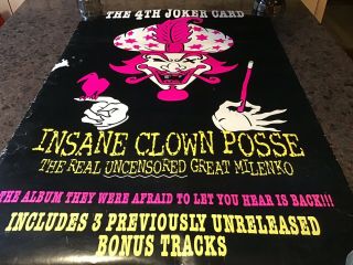 Insane Clown Posse “great Milenko”double Sided Poster
